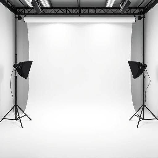 Image of the Modern Studio, showcasing a seamless white backdrop and professional studio lighting.
